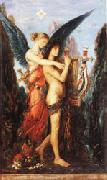 Hesiod and the Muse Gustave Moreau
